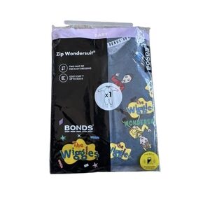 Bonds Blue Baby Zip Wondersuit with The Wiggles Print